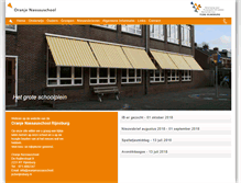 Tablet Screenshot of oranjenassauschool.pcborijnsburg.nl