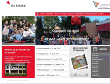 Tablet Screenshot of deschakel.pcborijnsburg.nl